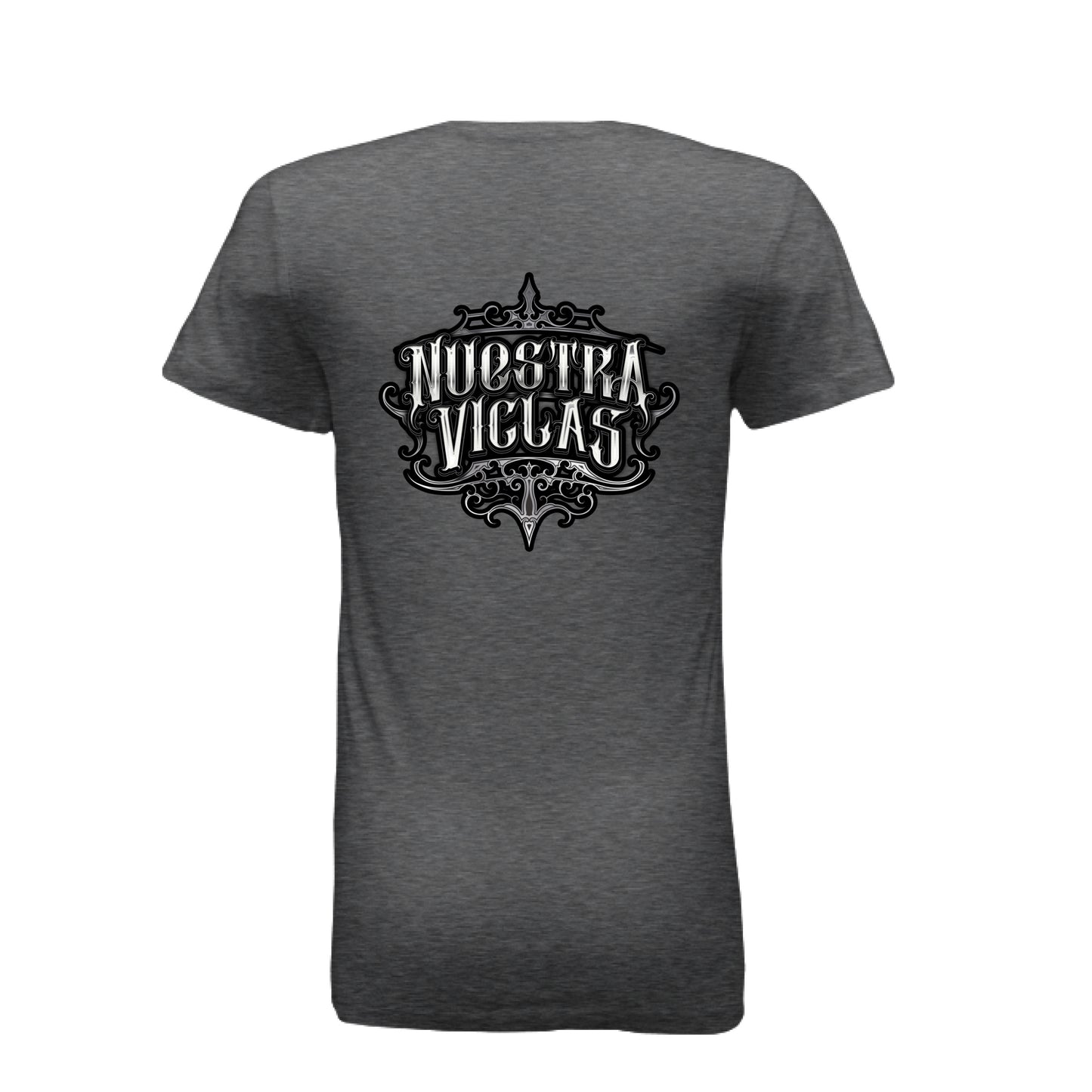 DRK GREY HEATHER - BACK