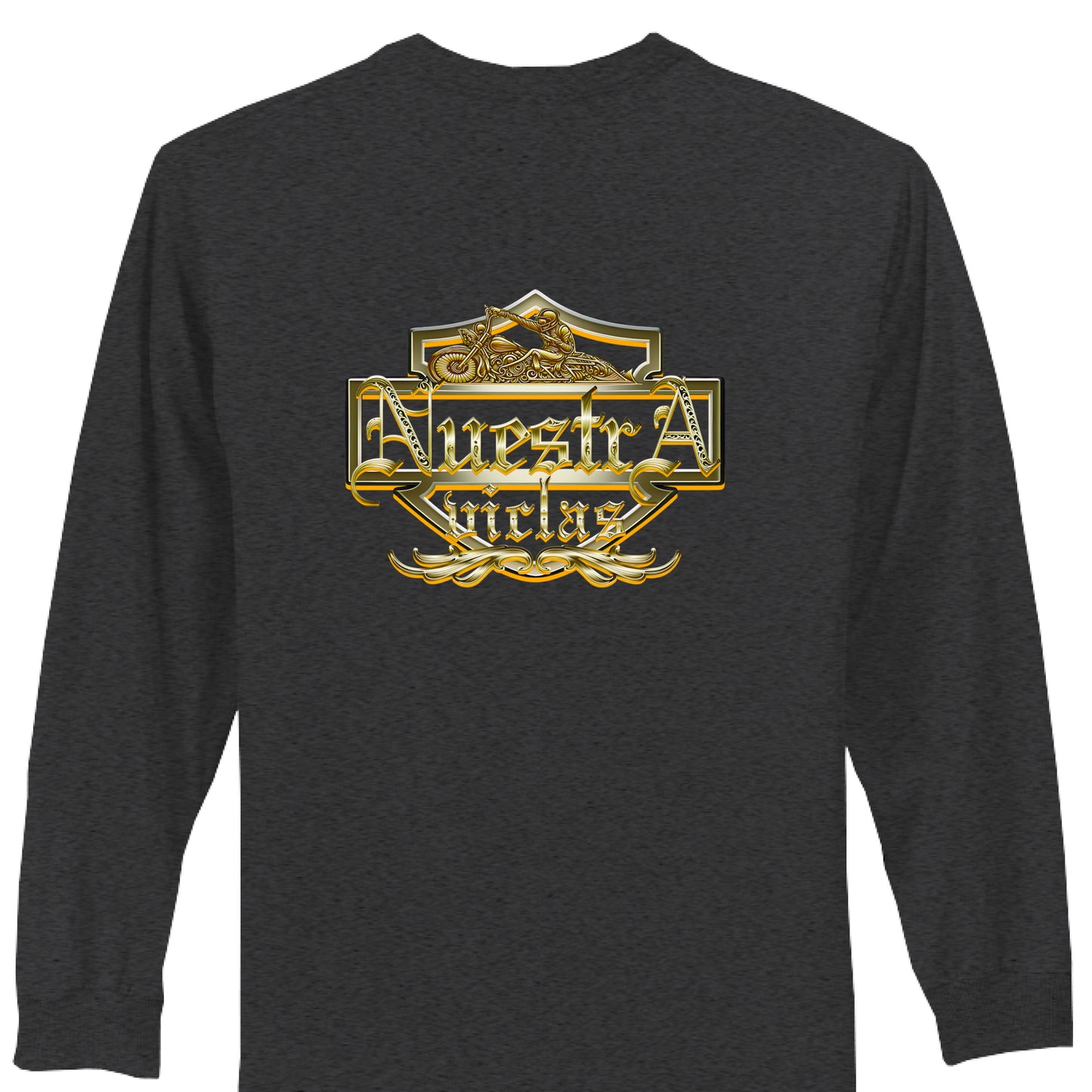 Charcoal Grey Heather - BACK