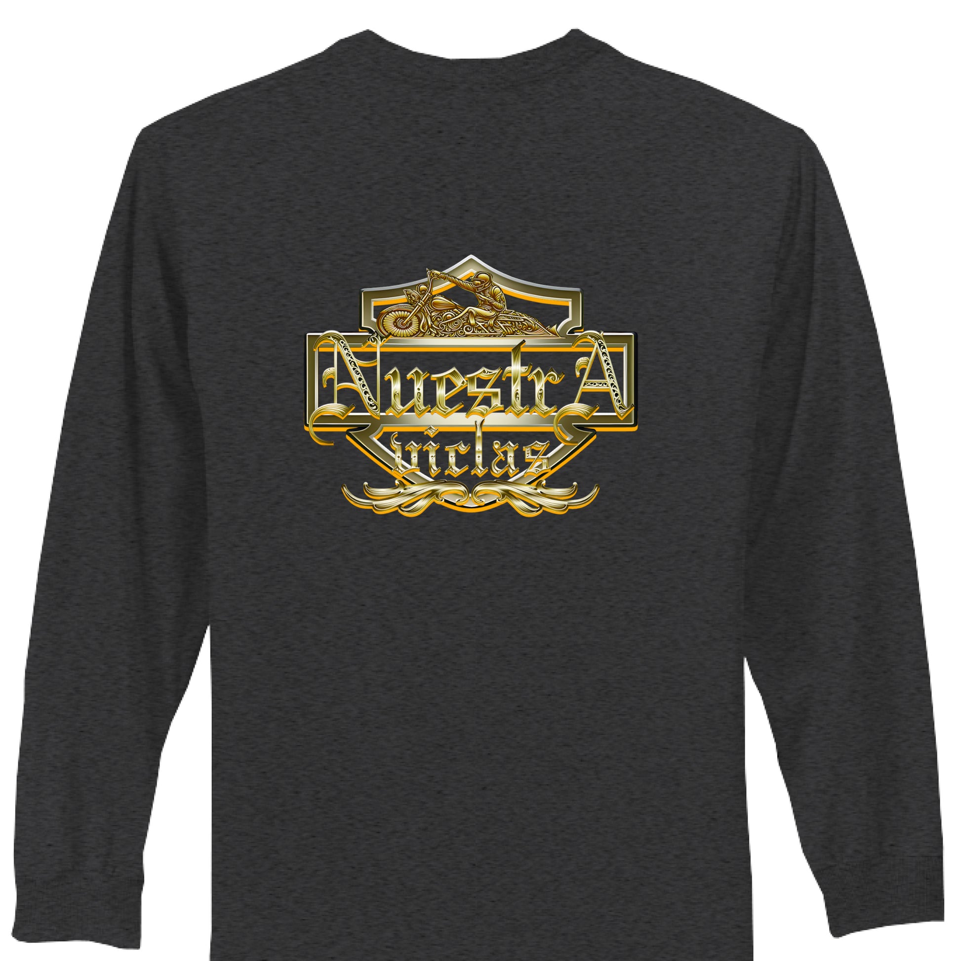 Charcoal Grey Heather - BACK